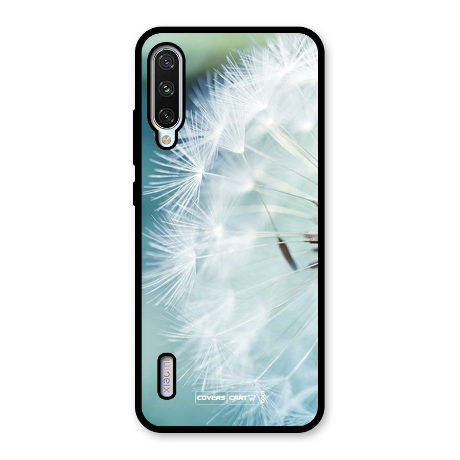 Wish Floral Glass Back Case for Mi A3