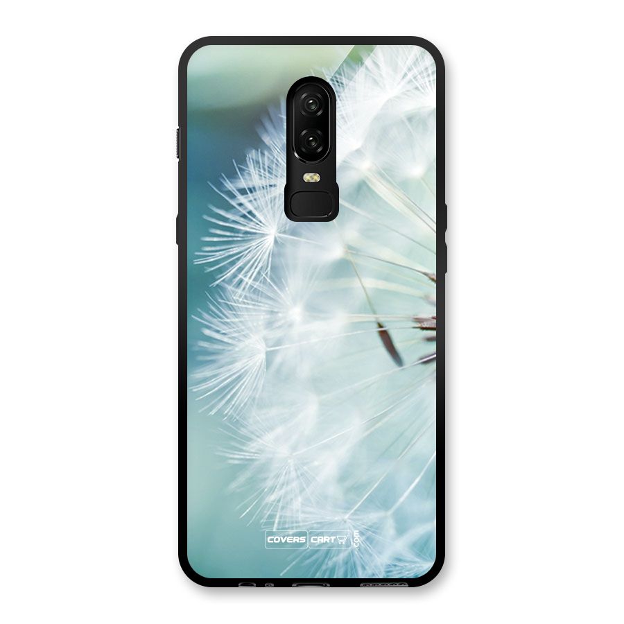 Wish Floral Glass Back Case for OnePlus 6