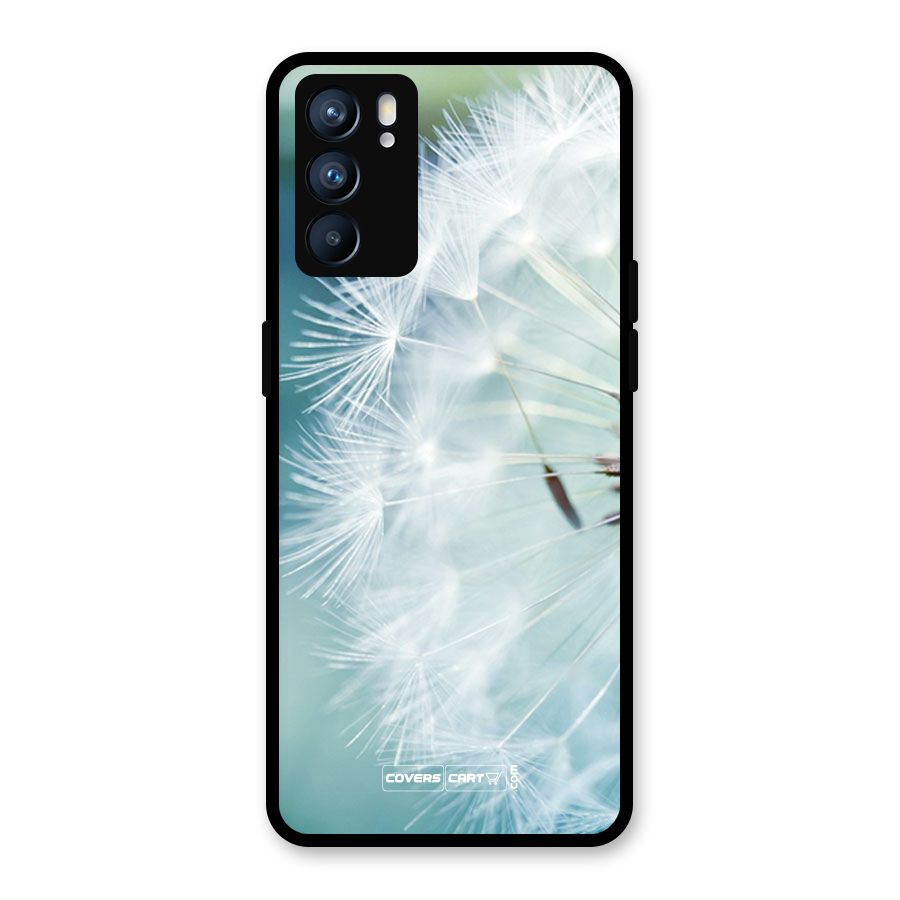 Wish Floral Glass Back Case for Oppo Reno6 5G