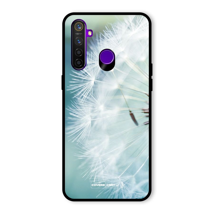 Wish Floral Glass Back Case for Realme 5 Pro