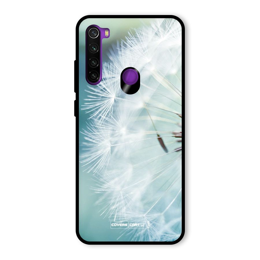 Wish Floral Glass Back Case for Redmi Note 8