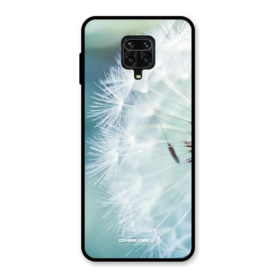 Wish Floral Glass Back Case for Redmi Note 9 Pro
