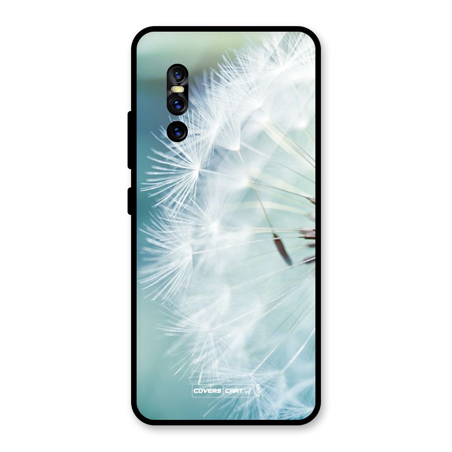 Wish Floral Glass Back Case for Vivo V15 Pro