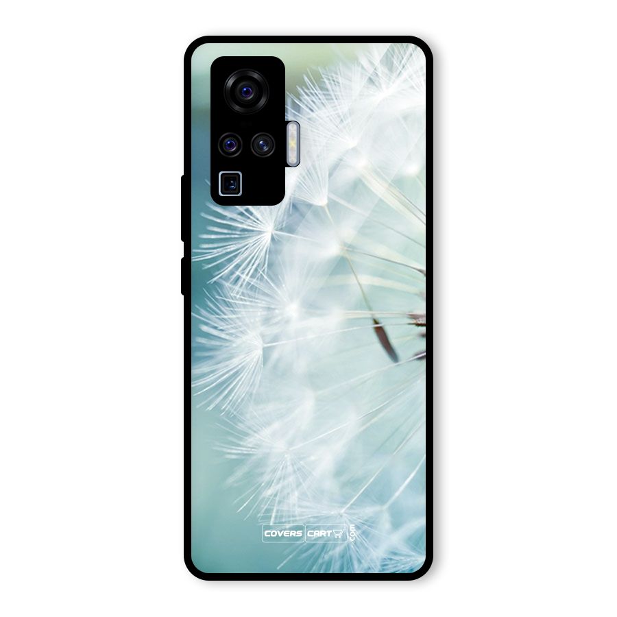 Wish Floral Glass Back Case for Vivo X50 Pro