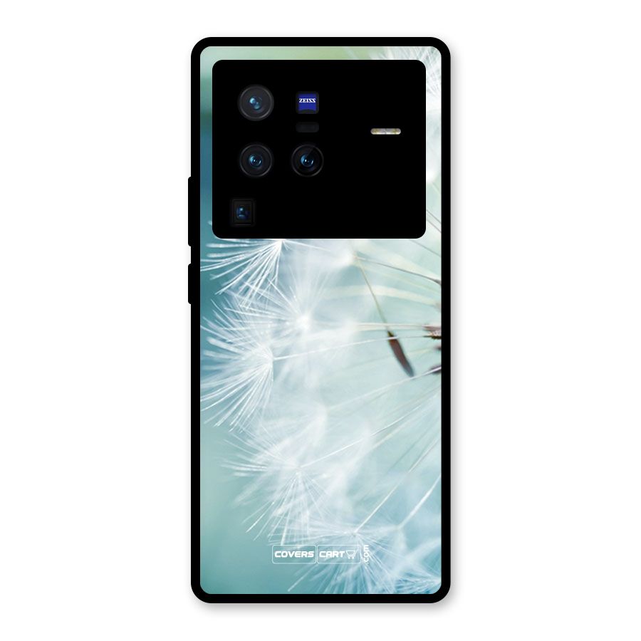 Wish Floral Glass Back Case for Vivo X80 Pro