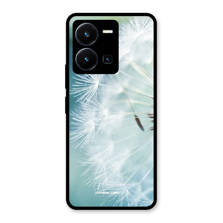 Wish Floral Glass Back Case for Vivo Y35
