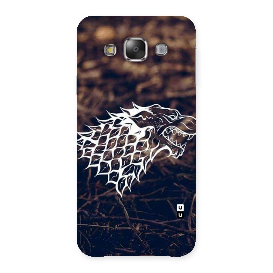 Wolf In White Back Case for Galaxy E7
