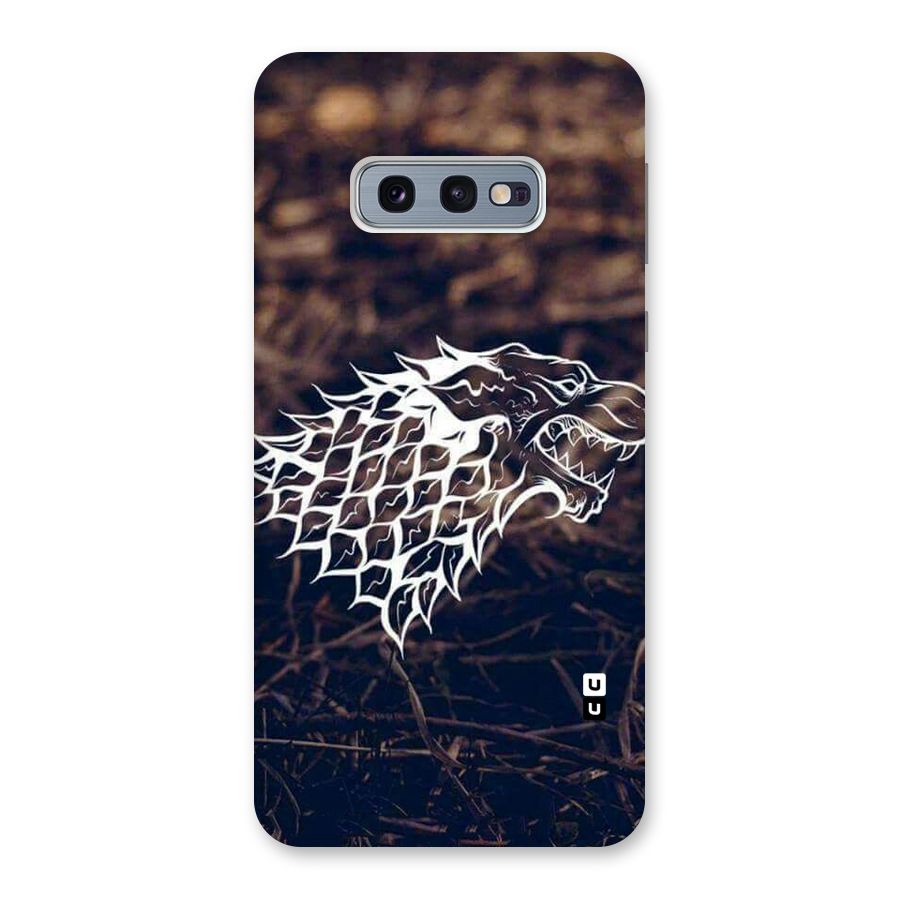 Wolf In White Back Case for Galaxy S10e