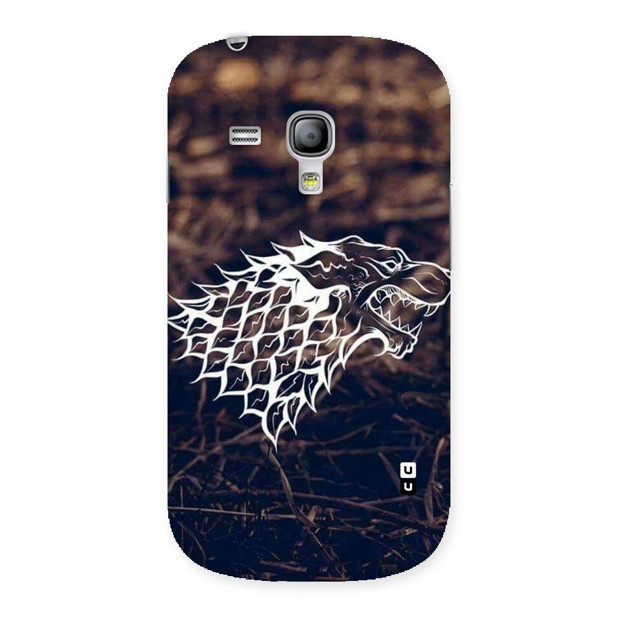 Wolf In White Back Case for Galaxy S3 Mini