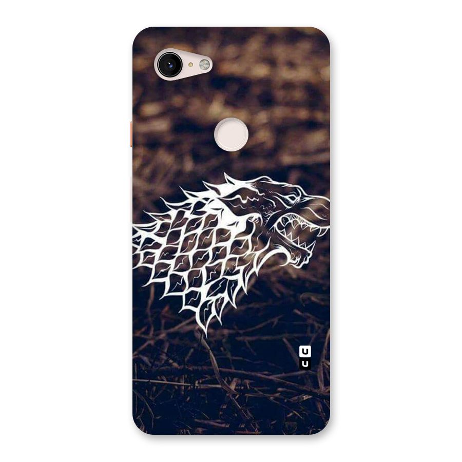 Wolf In White Back Case for Google Pixel 3 XL