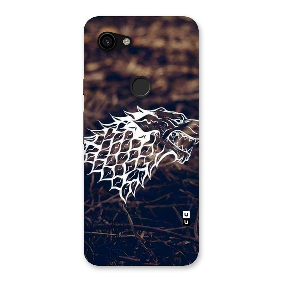 Wolf In White Back Case for Google Pixel 3a
