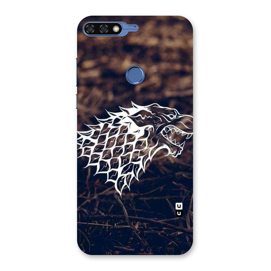 Wolf In White Back Case for Honor 7C
