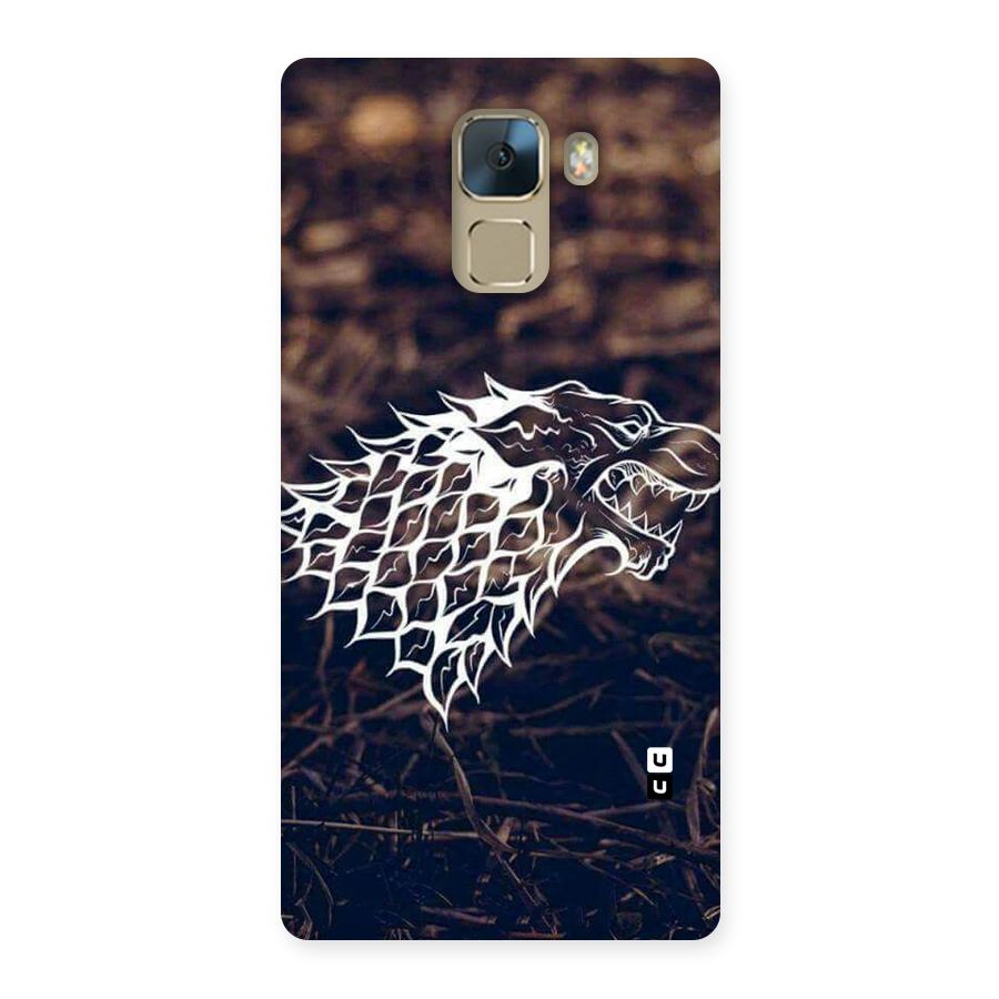 Wolf In White Back Case for Huawei Honor 7
