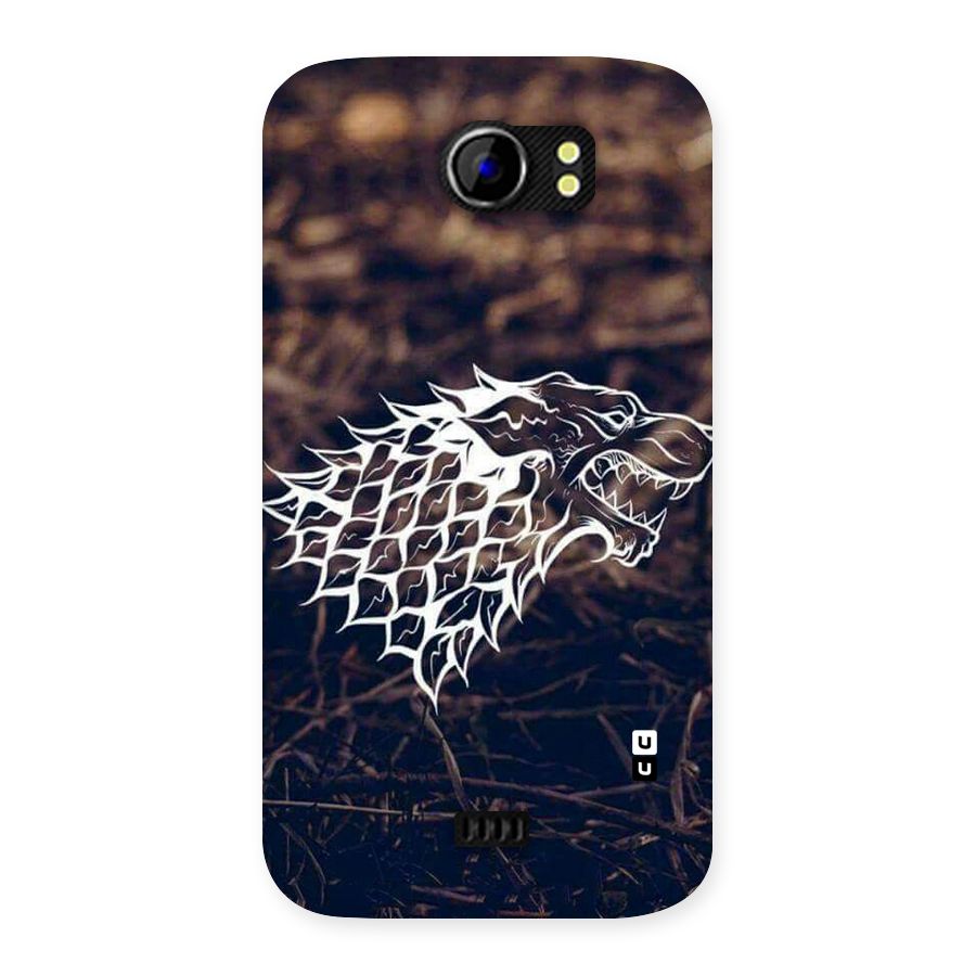 Wolf In White Back Case for Micromax Canvas 2 A110