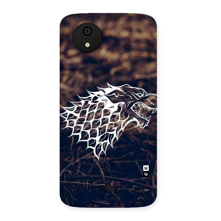 Wolf In White Back Case for Micromax Canvas A1