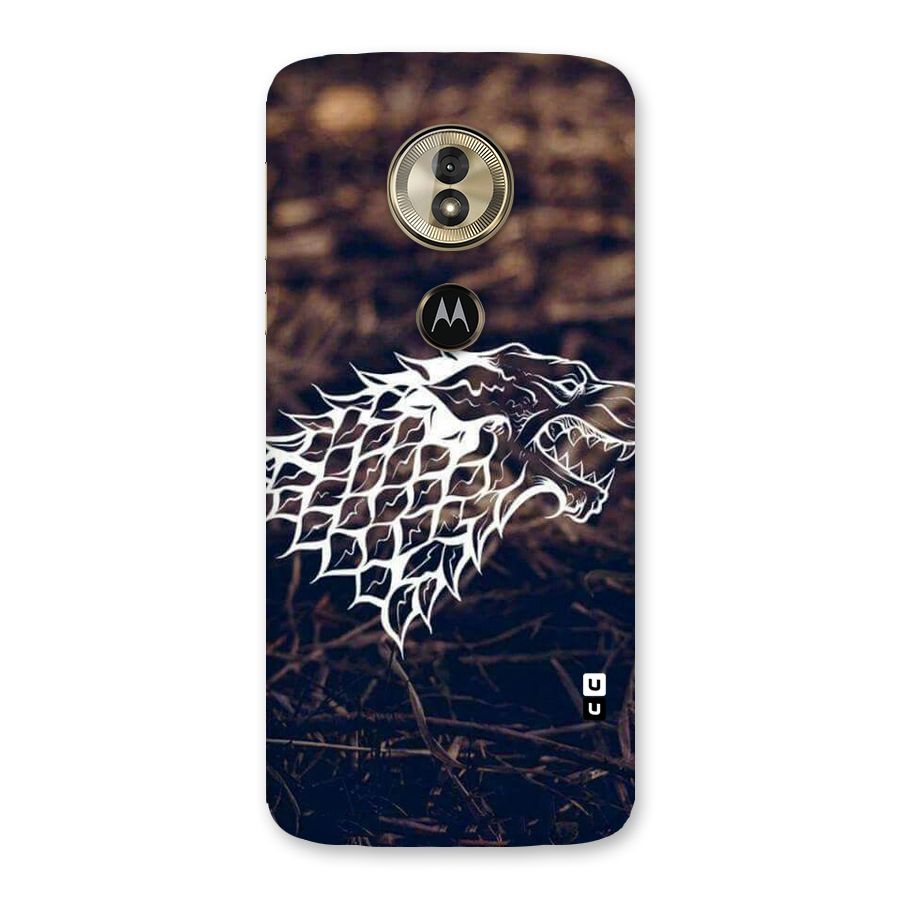 Wolf In White Back Case for Moto G6 Play