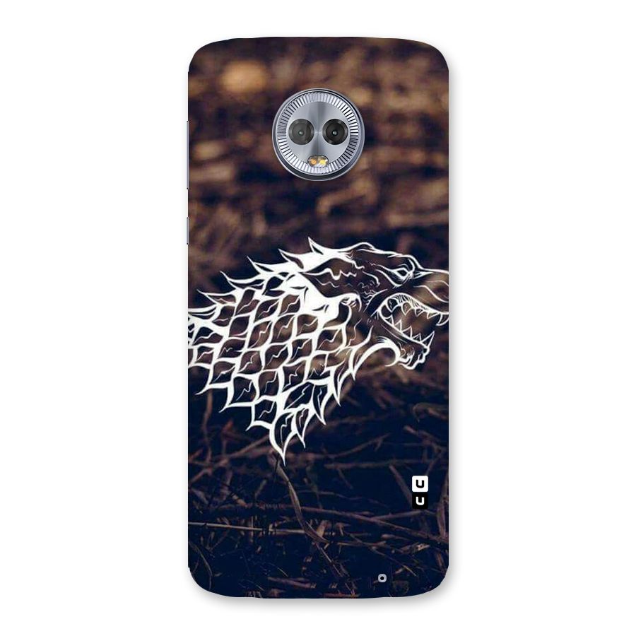 Wolf In White Back Case for Moto G6 Plus