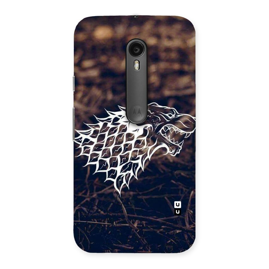 Wolf In White Back Case for Moto G Turbo