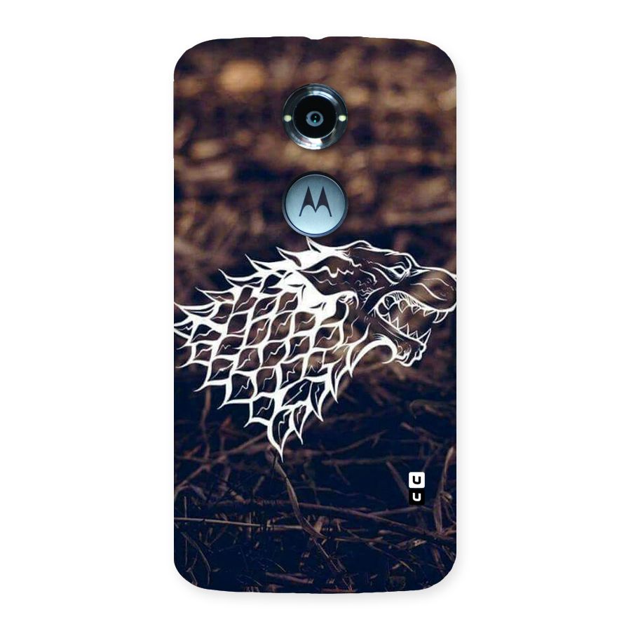 Wolf In White Back Case for Moto X 2nd Gen