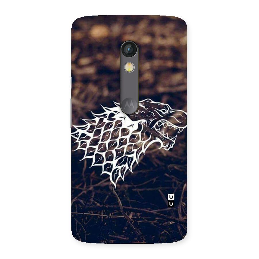 Wolf In White Back Case for Moto X Play