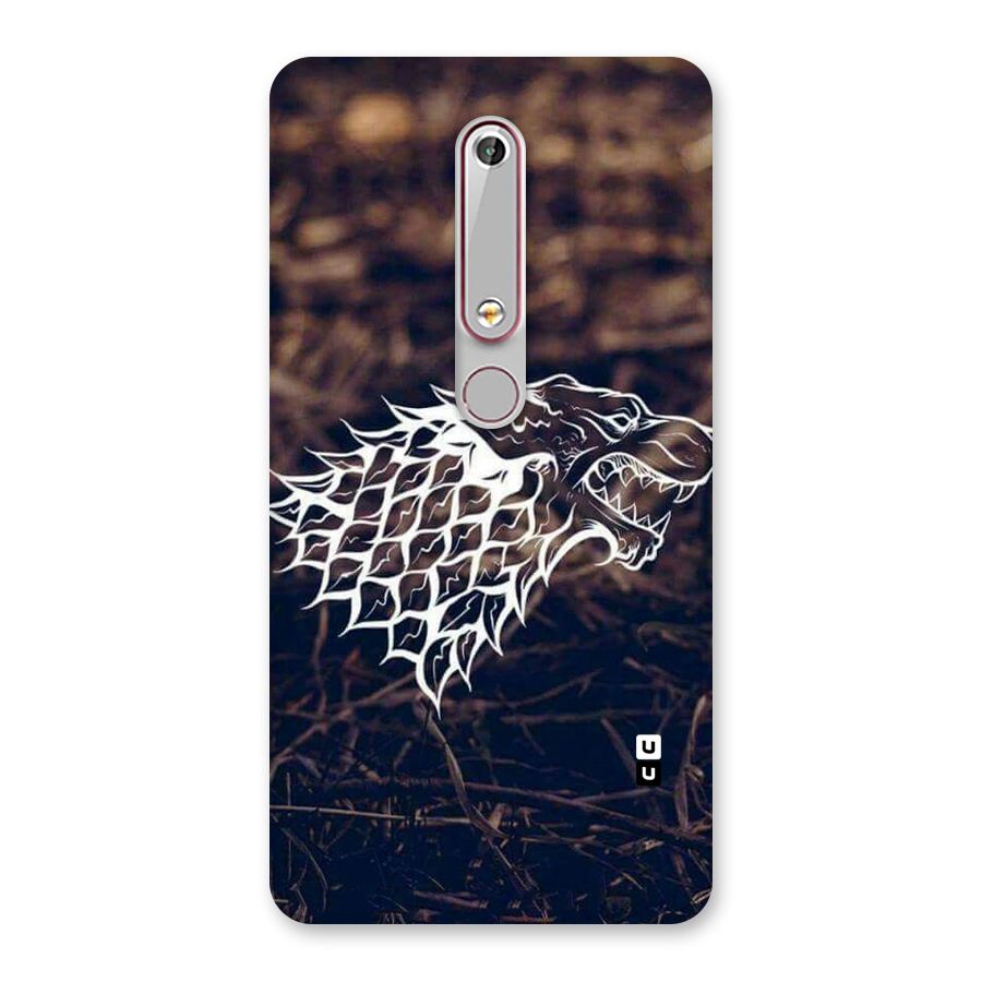 Wolf In White Back Case for Nokia 6.1