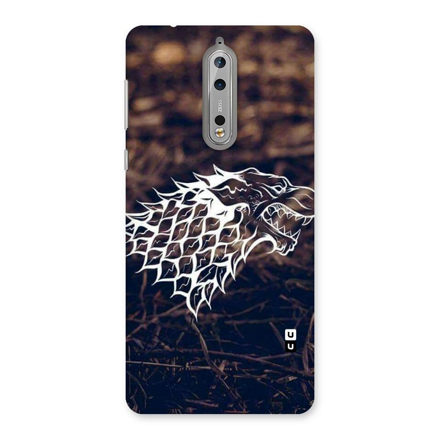 Wolf In White Back Case for Nokia 8