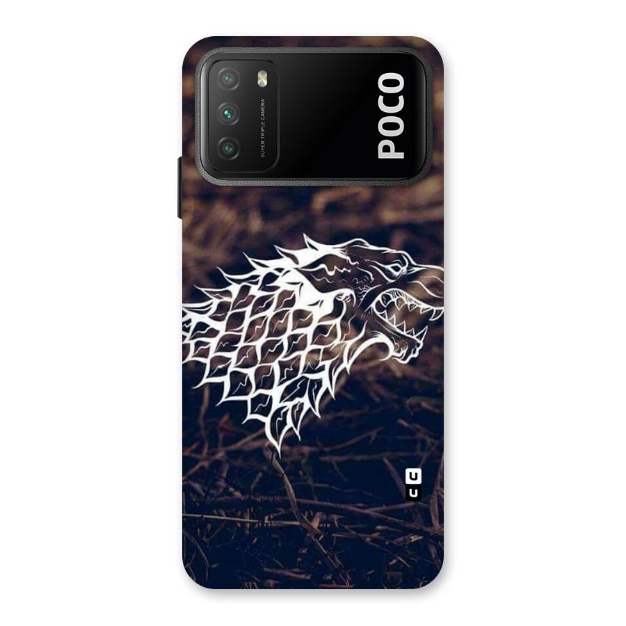 Wolf In White Back Case for Poco M3
