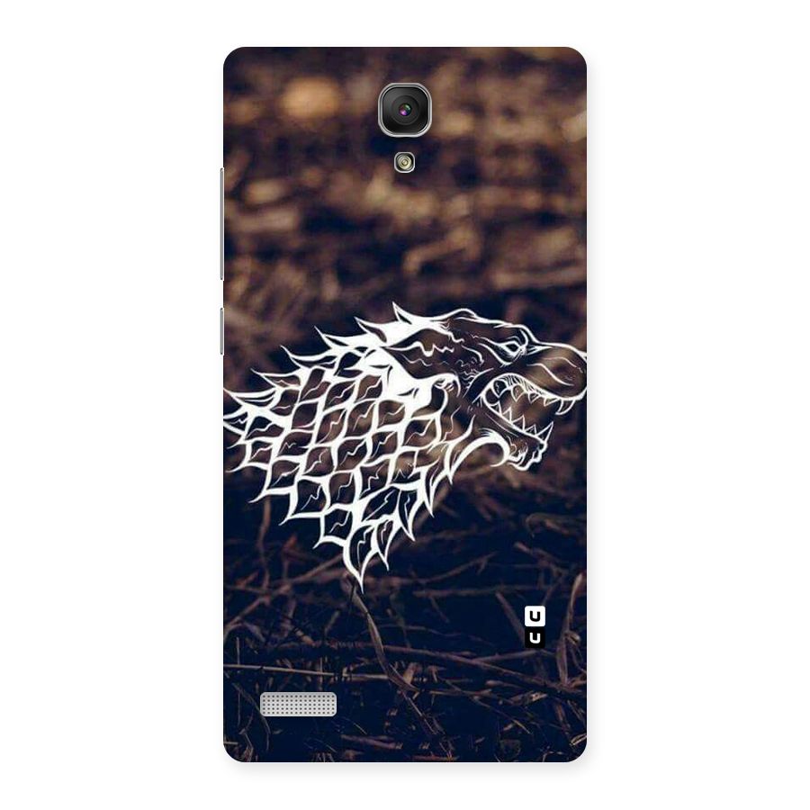 Wolf In White Back Case for Redmi Note Prime