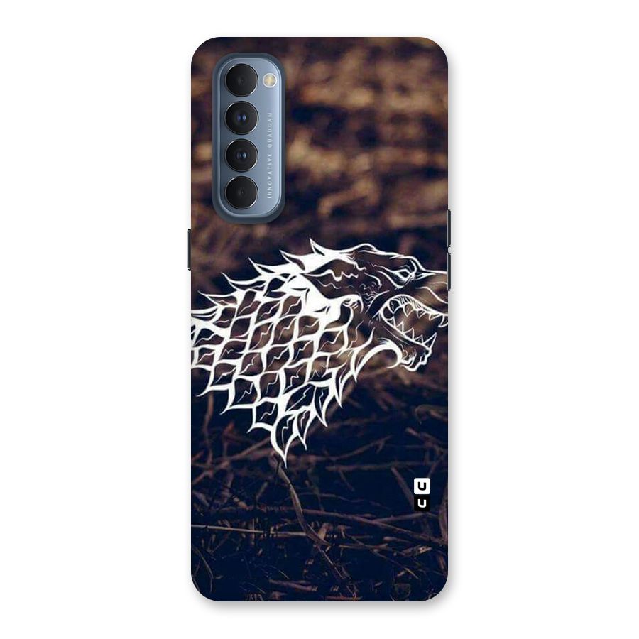 Wolf In White Back Case for Reno4 Pro