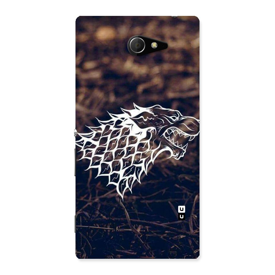 Wolf In White Back Case for Sony Xperia M2