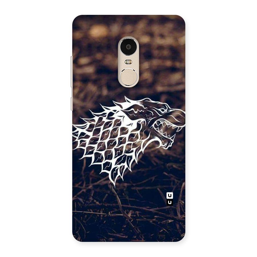 Wolf In White Back Case for Xiaomi Redmi Note 4