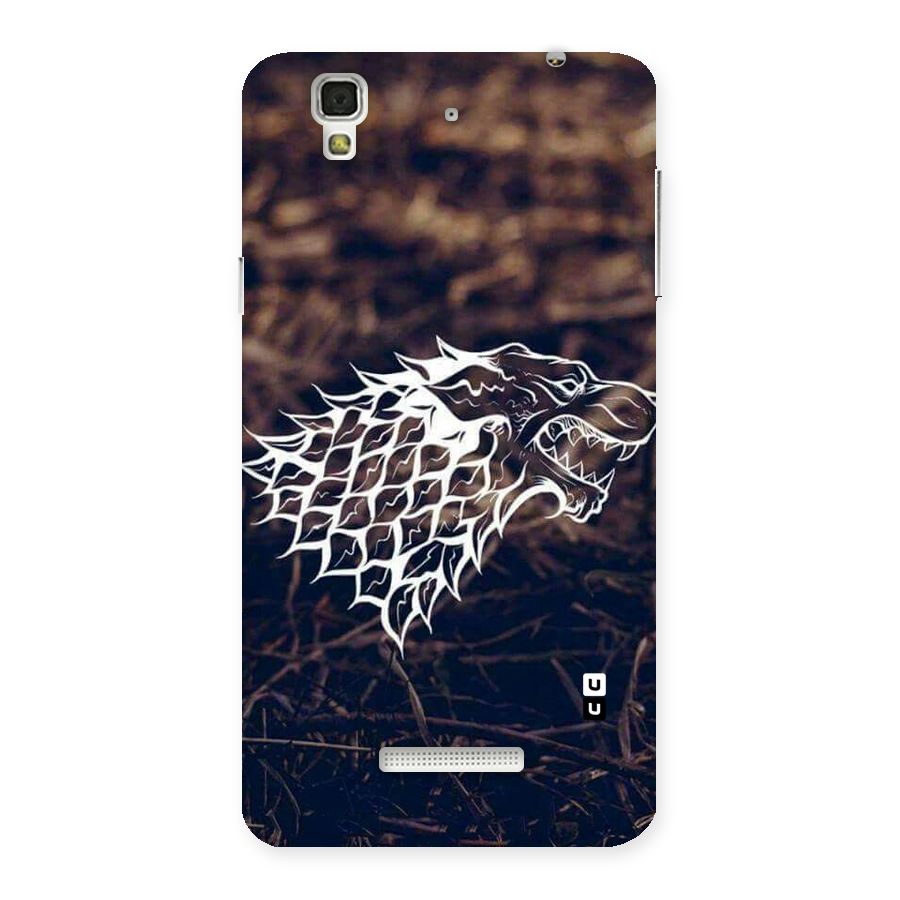 Wolf In White Back Case for Yu Yureka