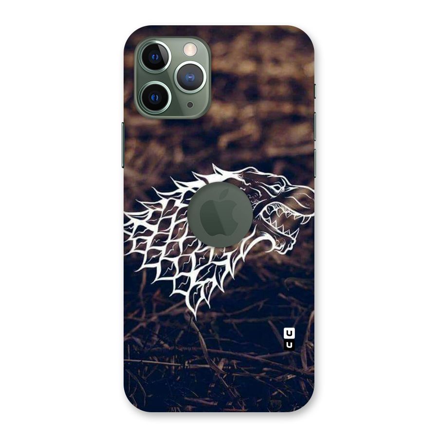 Wolf In White Back Case for iPhone 11 Pro Logo  Cut