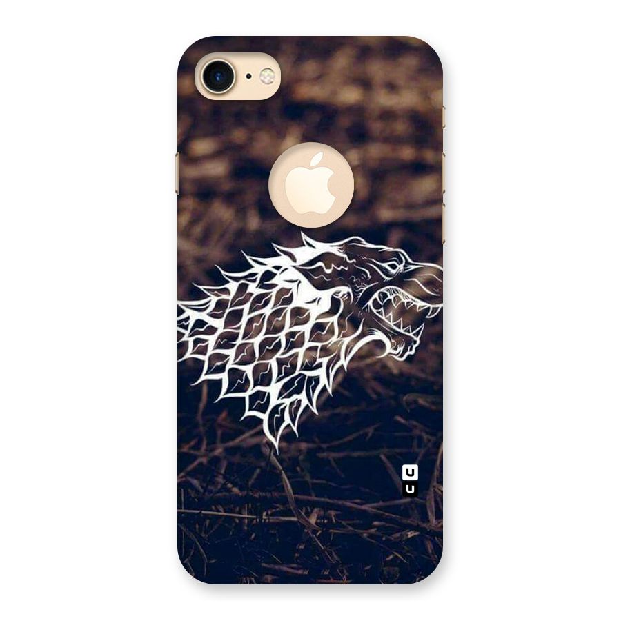 Wolf In White Back Case for iPhone 7 Logo Cut