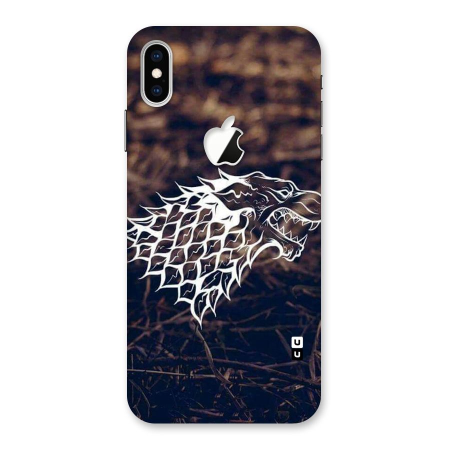 Wolf In White Back Case for iPhone XS Max Apple Cut