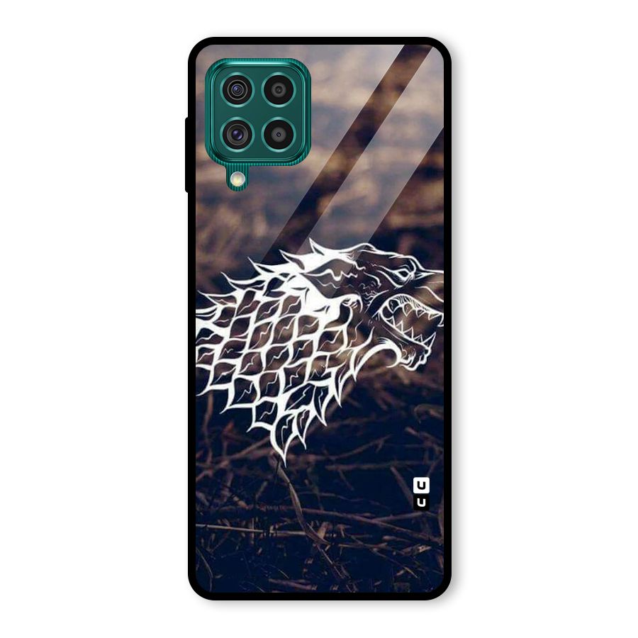 Wolf In White Glass Back Case for Galaxy F62