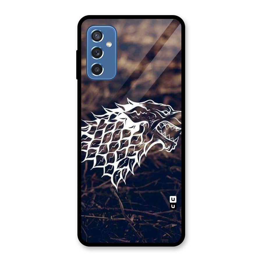 Wolf In White Glass Back Case for Galaxy M52 5G