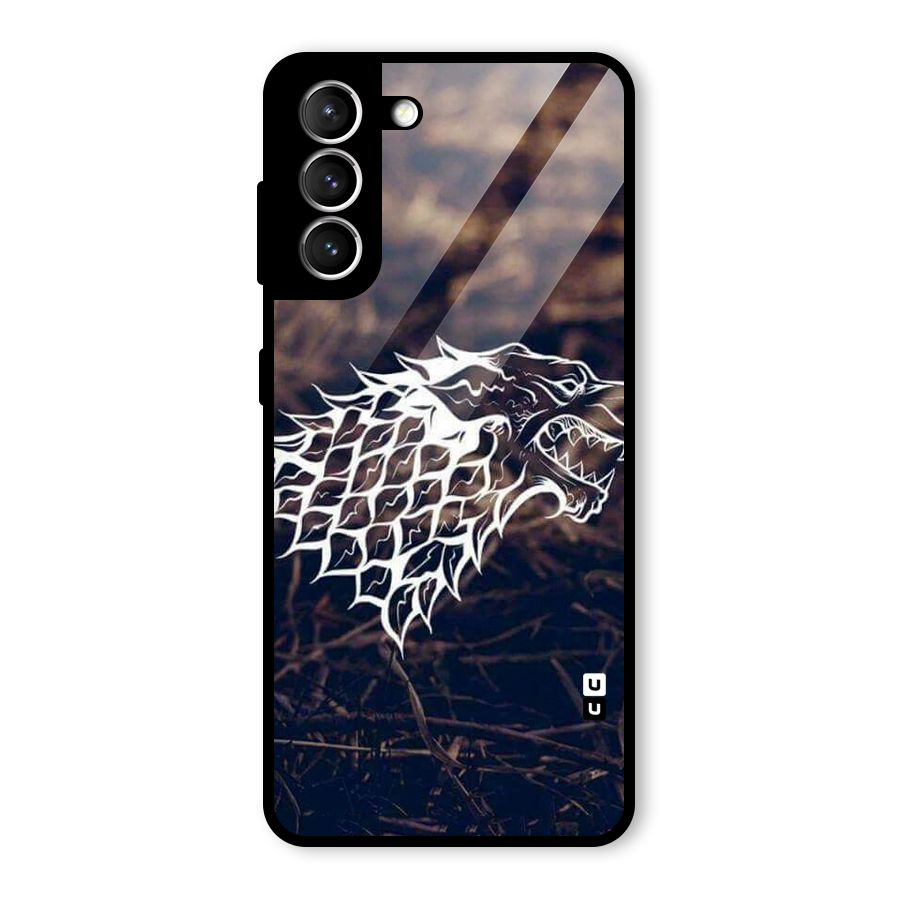 Wolf In White Glass Back Case for Galaxy S21 5G