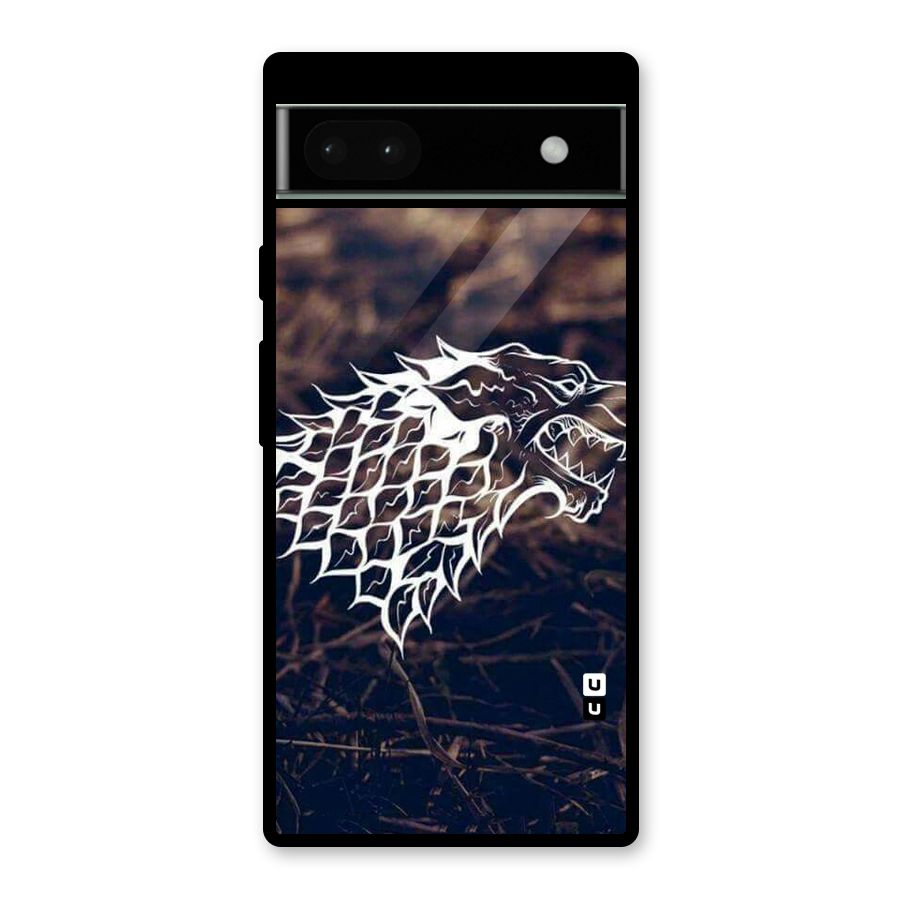 Wolf In White Glass Back Case for Google Pixel 6a