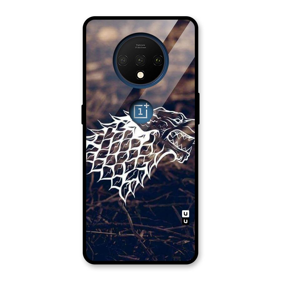 Wolf In White Glass Back Case for OnePlus 7T