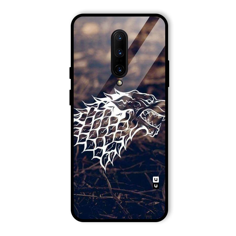 Wolf In White Glass Back Case for OnePlus 7 Pro