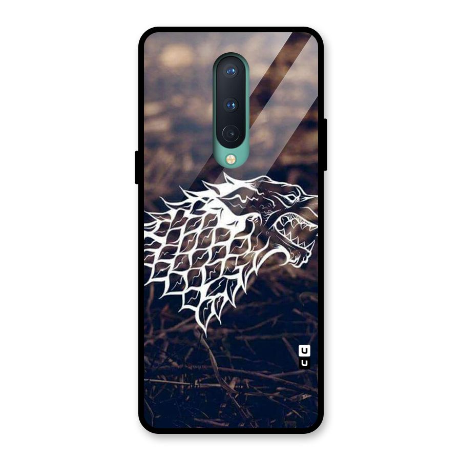 Wolf In White Glass Back Case for OnePlus 8