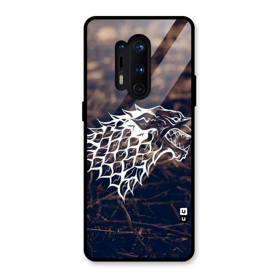 Wolf In White Glass Back Case for OnePlus 8 Pro