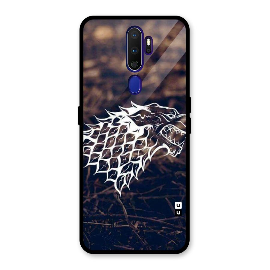 Wolf In White Glass Back Case for Oppo A9 (2020)