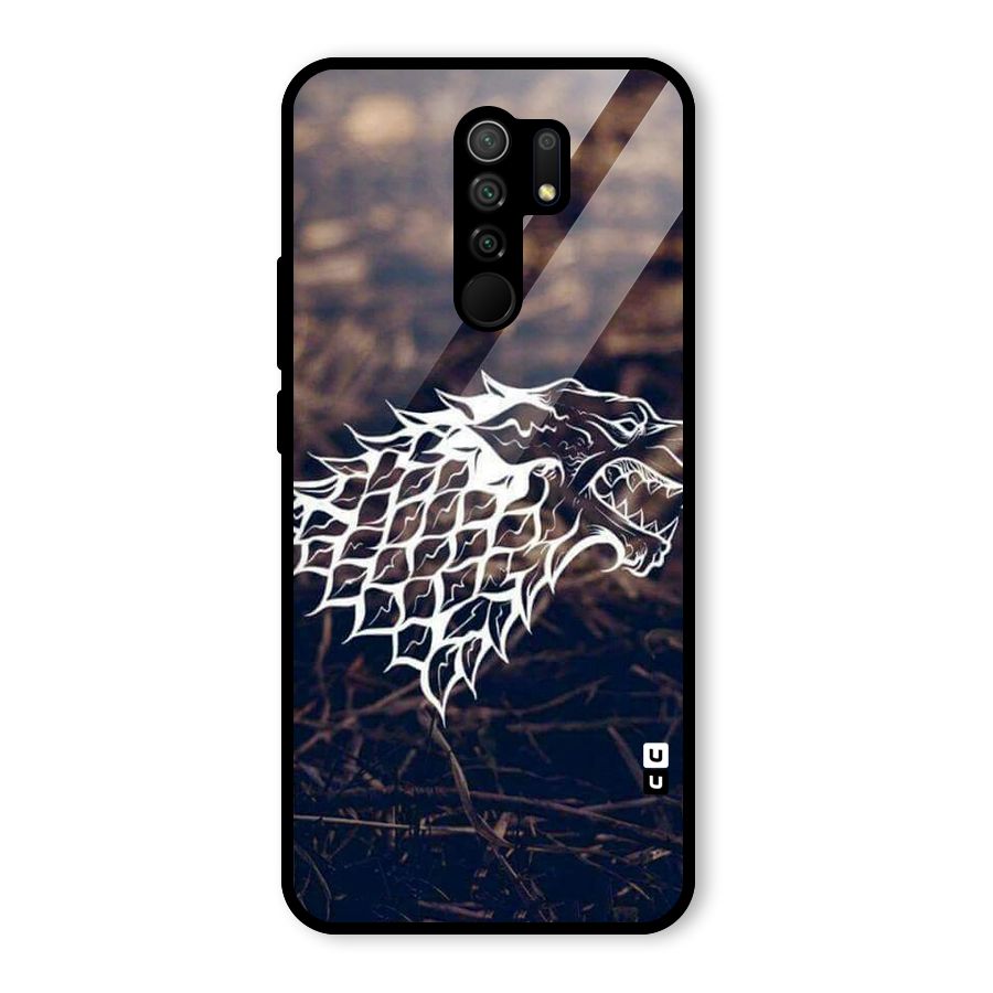 Wolf In White Glass Back Case for Poco M2