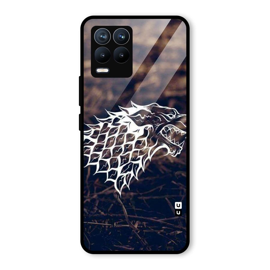 Wolf In White Glass Back Case for Realme 8 Pro