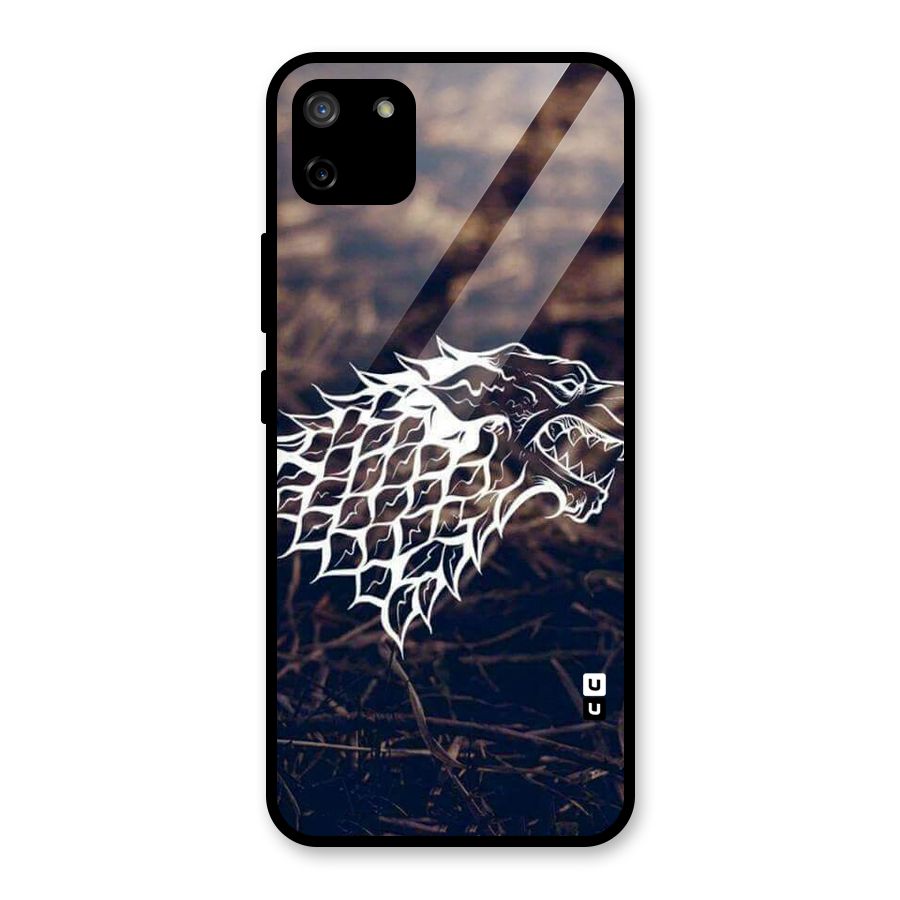 Wolf In White Glass Back Case for Realme C11