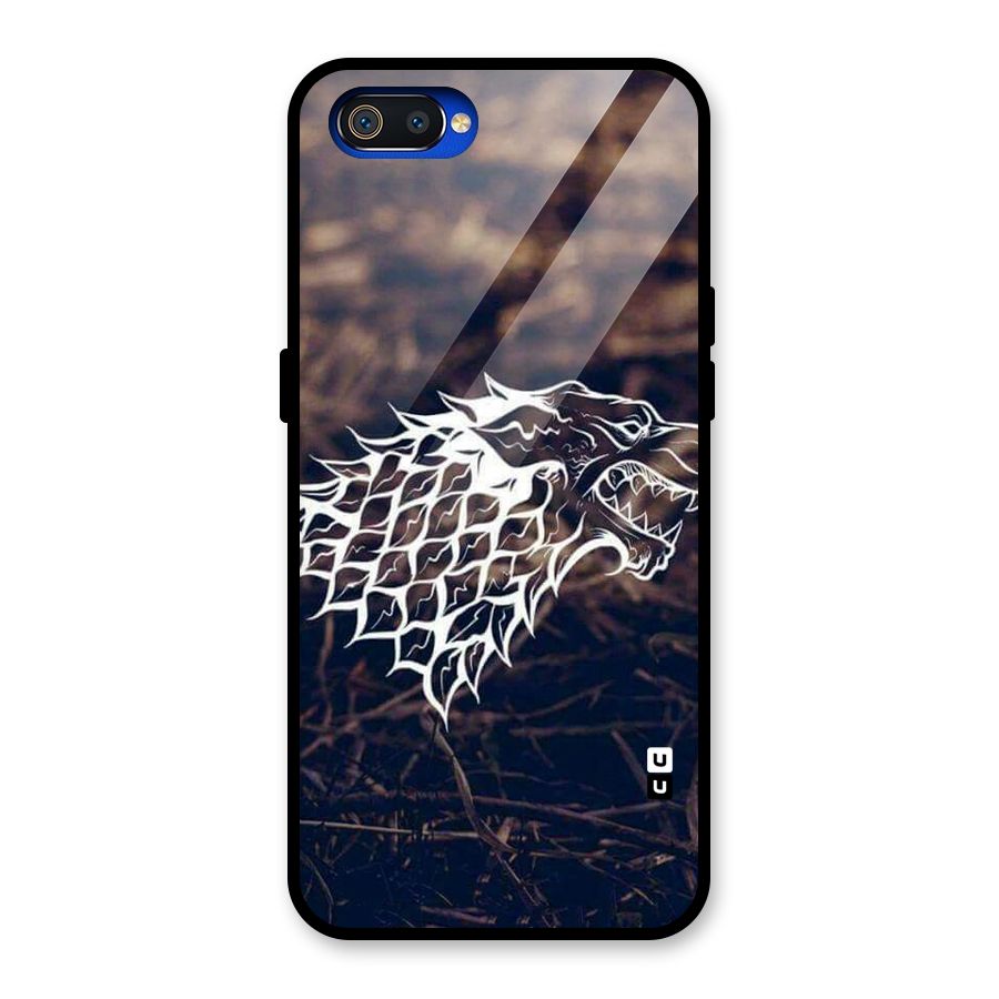 Wolf In White Glass Back Case for Realme C2