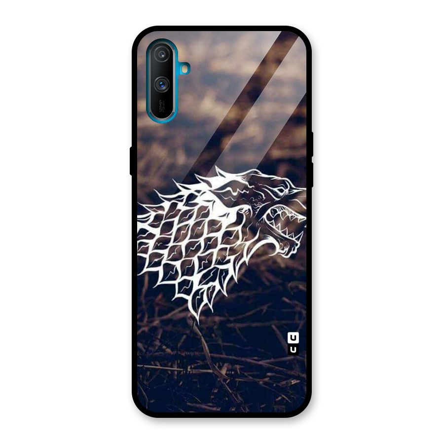 Wolf In White Glass Back Case for Realme C3