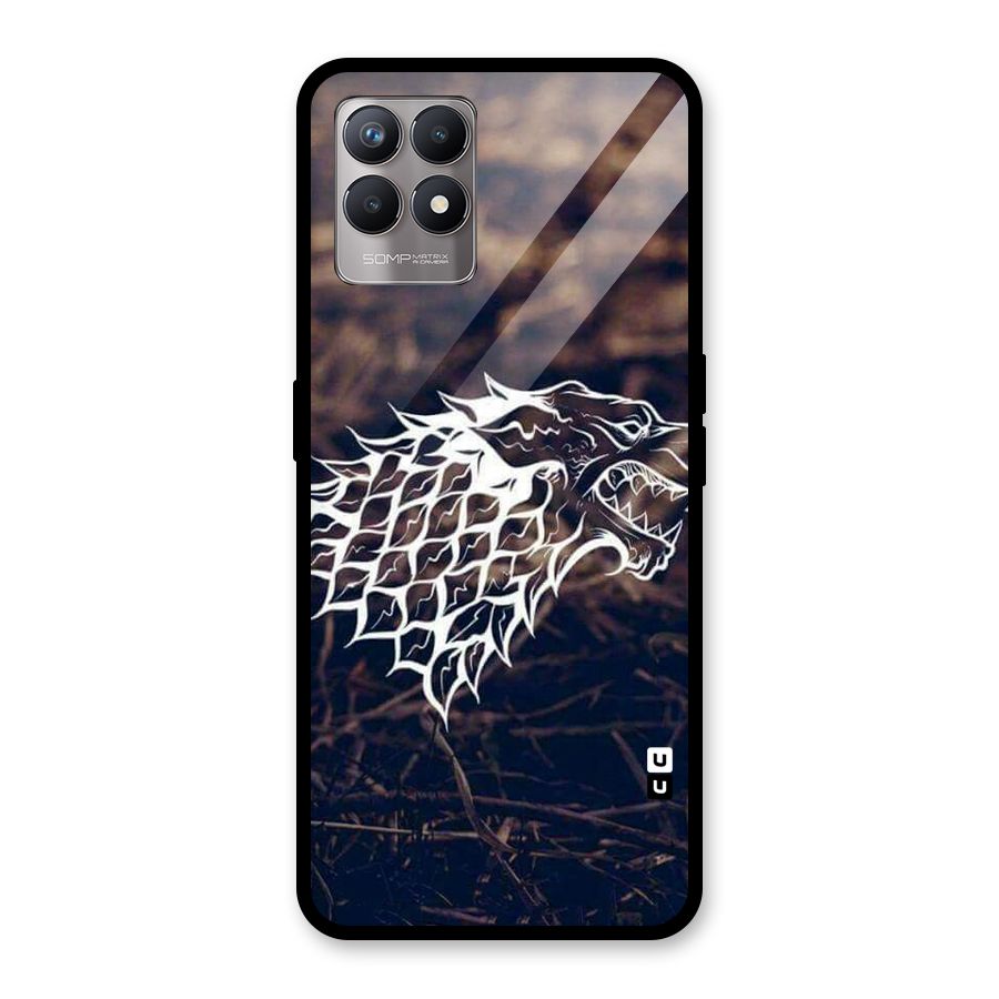 Wolf In White Glass Back Case for Realme Narzo 50